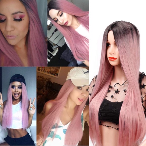 Accessories | Dannii Pink 22 Straight Ombr Cosplay New  display picture 3